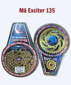 Nhông sên dĩa Vỉ KT308-064 Exciter Mới - 428H-114L-38T-14T